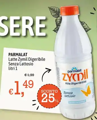 Famila Market PARMALAT Latte Zymil Digeribile Senza Lattosio litri 1 offerta