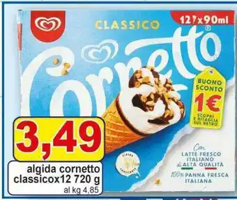 Pewex Algida Cornetto offerta