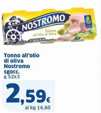 Ok Sigma Tonno all'olio di oliva Nostromo sgocc. g 52x3 offerta