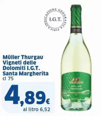 Müller Thurgau Vigneti delle Dolomiti I.G.T. Santa Margherita cl 75