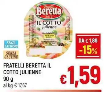 A&O FRATELLI BERETTA IL COTTO JULIENNE 90 g offerta