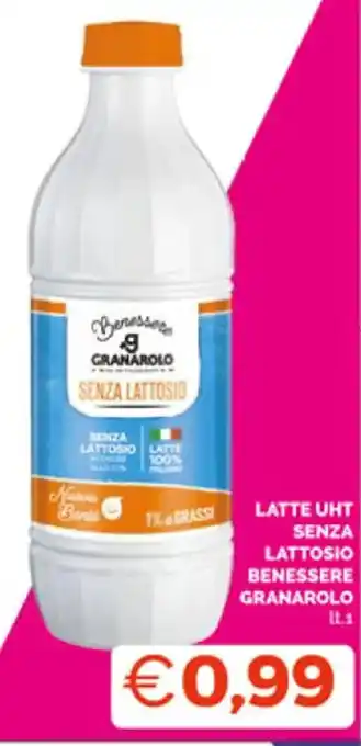 LATTE UHT SENZA LATTOSIO BENESSERE GRANAROLO lt. 1