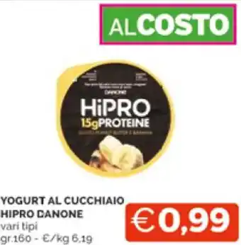 Mercatò YOGURT AL CUCCHIAIO HIPRO DANONE vari tipi gr.160 offerta