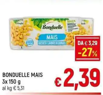 A&O BONDUELLE MAIS 3x 150 g offerta