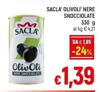 A&O SACLA' OLIVOLI' NERE SNOCCIOLATE 330 g offerta