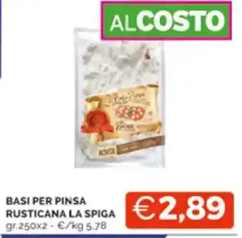 BASI PER PINSA RUSTICANA LA SPIGA gr. 250x2