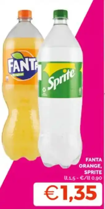 Mercatò FANTA ORANGE, SPRITE lt. 1,5 offerta