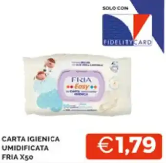 Mercatò CARTA IGIENICA UMIDIFICATA FRIA X50 offerta