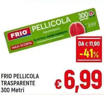 A&O FRIO PELLICOLA TRASPARENTE 300 Metri offerta
