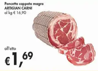 D'Italy Pancetta coppata magra ARTIGIAN CARNI offerta