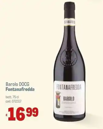 Barolo DOCG Fontanafredda bott. 75 cl