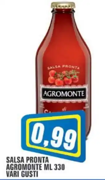 SALSA PRONTA AGROMONTE ML 330 VARI GUSTI