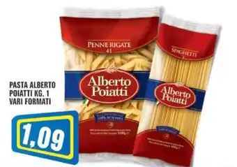 Punto Vigas PASTA ALBERTO POIATTI KG. 1 VARI FORMATI offerta