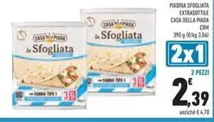 Conad PIADINA SFOGLIATA EXTRASOTTILE CASA DELLA PIADA CRM offerta