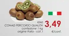 Conad KIWI CONAD PERCORSO QUALITÀ confezione 1 kg offerta