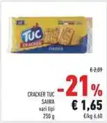 Conad CRACKER TUC SAIWA offerta