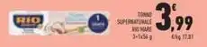 Conad TONNO SUPERNATURALE RIO MARE 3+1x56 g offerta