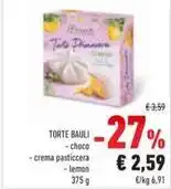 Conad TORTE BAULI lemon 375 g offerta