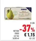 Conad NETTARI ZUEGG vari tipi 3x200 ml offerta