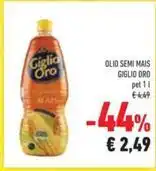 Conad OLIO SEMI MAIS GIGLIO ORO pet 1 l offerta