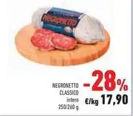 Conad NEGRONETTO CLASSICO offerta