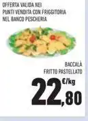 Conad BACCALÀ FRITTO PASTELLATO offerta