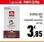 Conad 10 CAPSULE CAFFÈ ILLY compatibili nespresso offerta