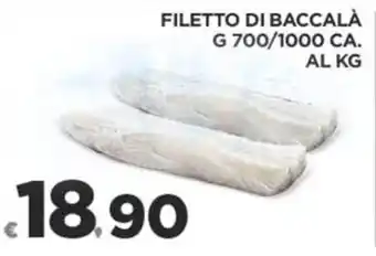 Deco Superfreddo FILETTO DI BACCALÀ G 700/1000 CA. offerta