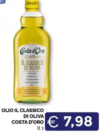 Maxisconto OLIO IL CLASSICO DI OLIVA COSTA D'ORO It 1 offerta