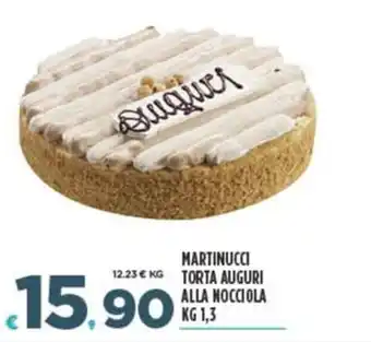 MARTINUCCI TORTA AUGURI ALLA NOCCIOLA KG 1,3