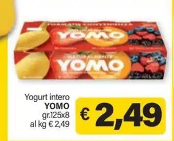 Yogurt intero YOMO gr.125x8