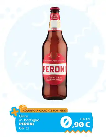 C+C Italmarket Birra in bottiglia PERONI 66 cl offerta