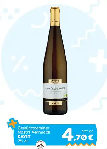 C+C Italmarket Gewürztraminer Mastri Vernacoli CAVIT 75 cl offerta