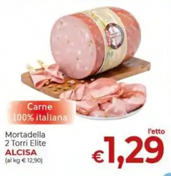 Supermercati Nonna Isa Mortadella 2 Torri Elite ALCISA offerta