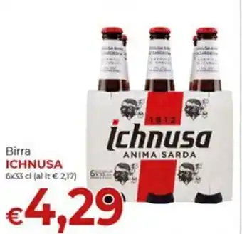 Supermercati Nonna Isa Birra ICHNUSA 6x33 cl offerta