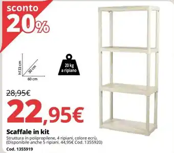 Brico Io Scaffale in kit offerta