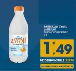 SeBón Supermercati PARMALAT ZYMIL LATTE UHT BUONO DIGERIBILE LI offerta