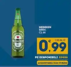 SeBón Supermercati HEINEKEN BIRRA CL 66 offerta