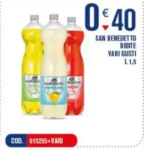 Adhoc SAN BENEDETTO BIBITE VARI GUSTI offerta