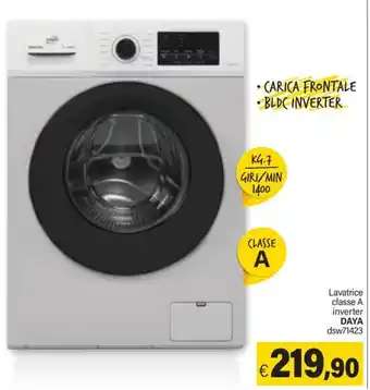 Ard Discount Lavatrice classe A inverter DAYA dsw71423 offerta