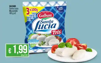 In Coop GALBANI Santa Lucia Mozzarella 100 g x3 offerta