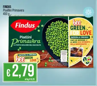 In Coop FINDUS Pisellini Primavera 450 g offerta