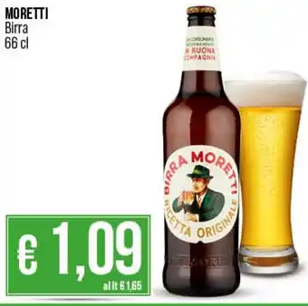 In Coop MORETTI Birra 66 cl offerta