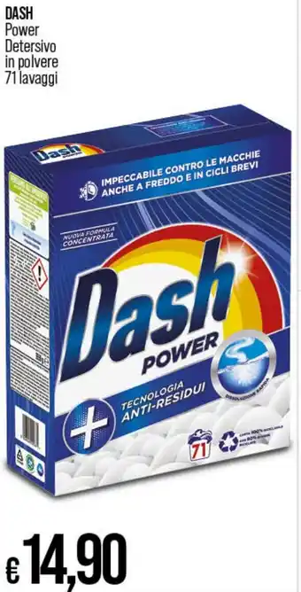In Coop DASH Power Detersivo in polvere 71 lavaggi offerta