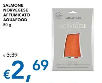 Migross Superstore SALMONE NORVEGESE AFFUMICATO AQUAFOOD 50 g offerta