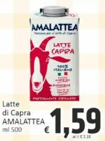 Paghi Poco Latte di Capra AMALATTEA ml 500 offerta