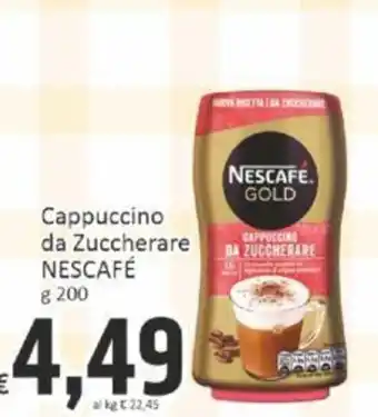 Paghi Poco Cappuccino da Zuccherare NESCAFÉ g 200 offerta