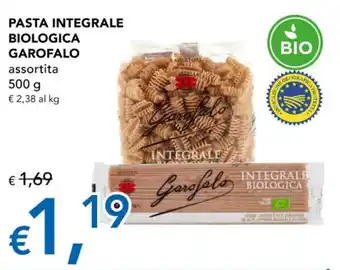 Migross Superstore PASTA INTEGRALE BIOLOGICA GAROFALO assortita 500 g offerta