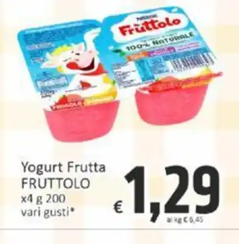 Paghi Poco Yogurt Frutta FRUTTOLO x4 g 200 vari gusti offerta