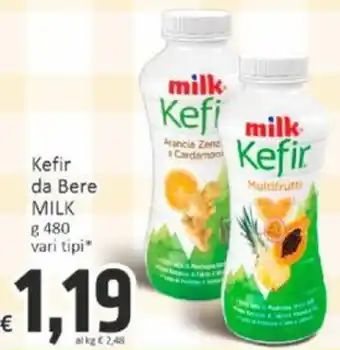 Paghi Poco Kefir da Bere MILK g 480 vari tipi offerta